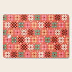 Winter Quilt Pattern no2 Cutting Board Gallery Image 1