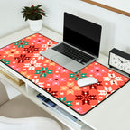 Winter Quilt Pattern no2 Desk Mat Gallery Image 2