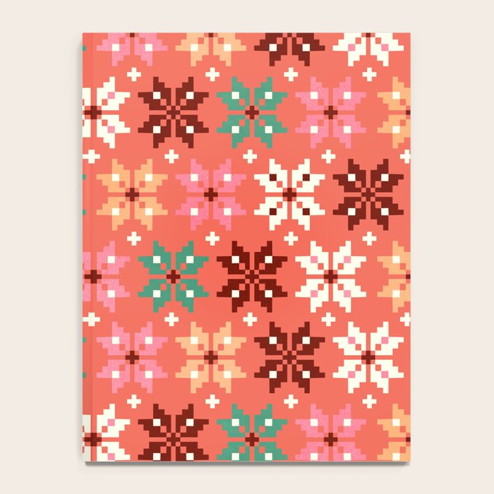 Winter Quilt Pattern no2 Notebook Gallery Image 4