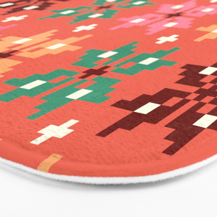Winter Quilt Pattern no2 Bath Mat Gallery Image 3