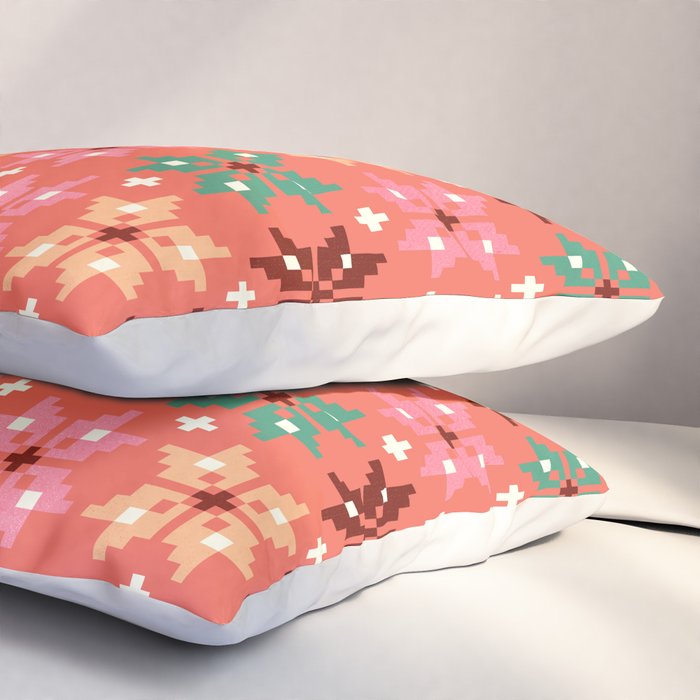 Winter Quilt Pattern no2 Pillow Sham Gallery Image 3