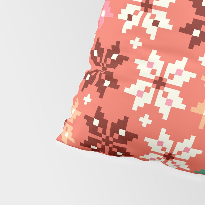 Winter Quilt Pattern no2 Pillow Sham Gallery Image 4
