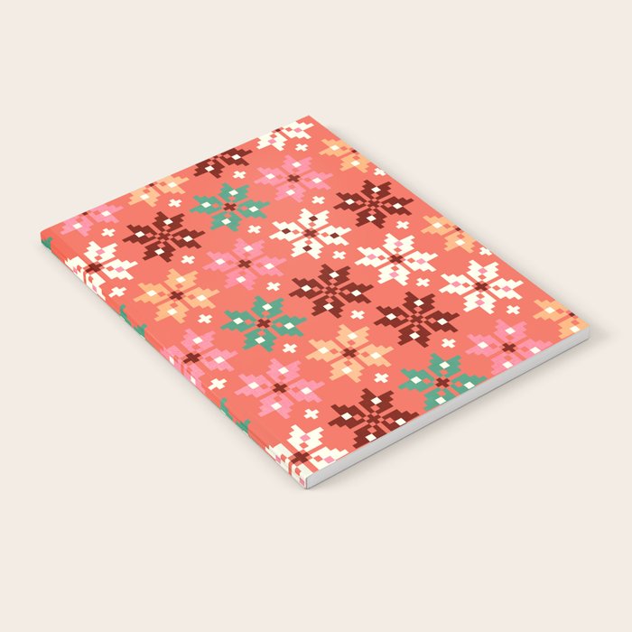 Winter Quilt Pattern no2 Notebook Gallery Image 2