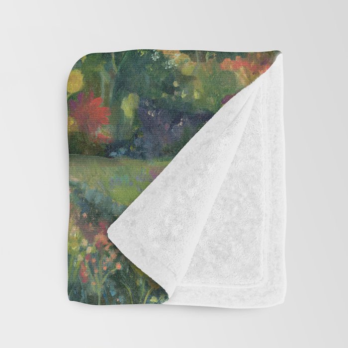 Sunset Landscape Throw Blanket Gallery Image 3