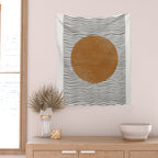 Modern Waves Wall Tapestry Gallery Image 2