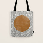 Modern Waves Tote Bag Gallery Image 1
