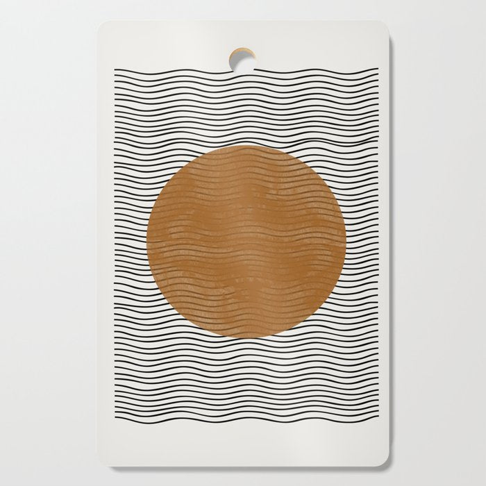 Modern Waves Cutting Board Gallery Image 1