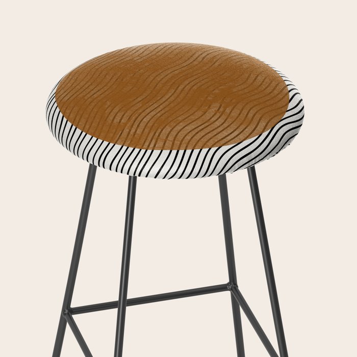 Modern Waves Stool Gallery Image 2