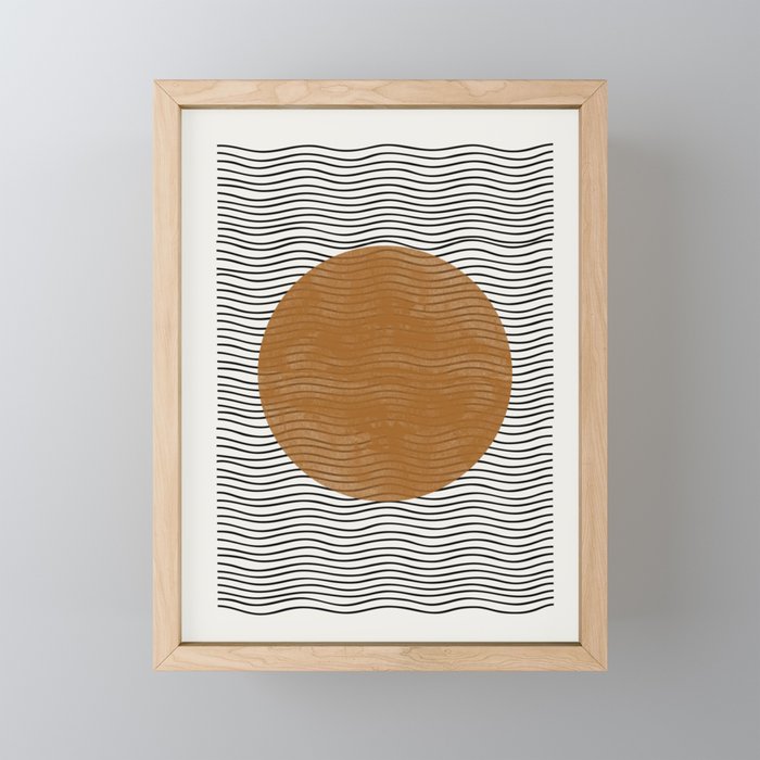 Modern Waves Mini Art Print Gallery Image 1