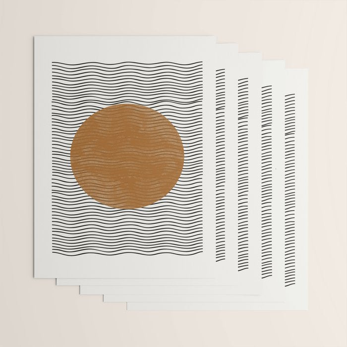 Modern Waves Wrapping Paper Gallery Image 3