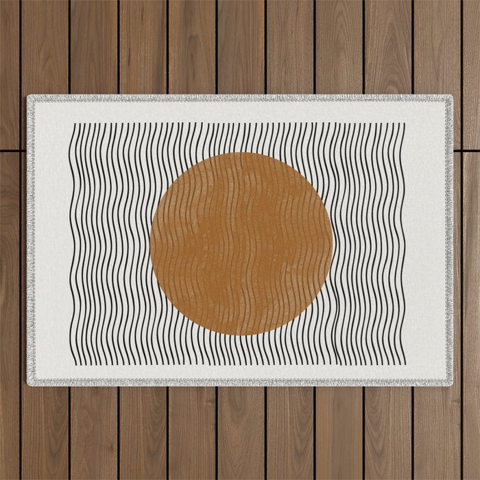 Modern Waves Outdoor Rug Gallery Image 1