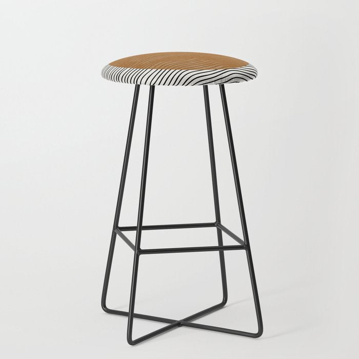 Modern Waves Stool Gallery Image 1