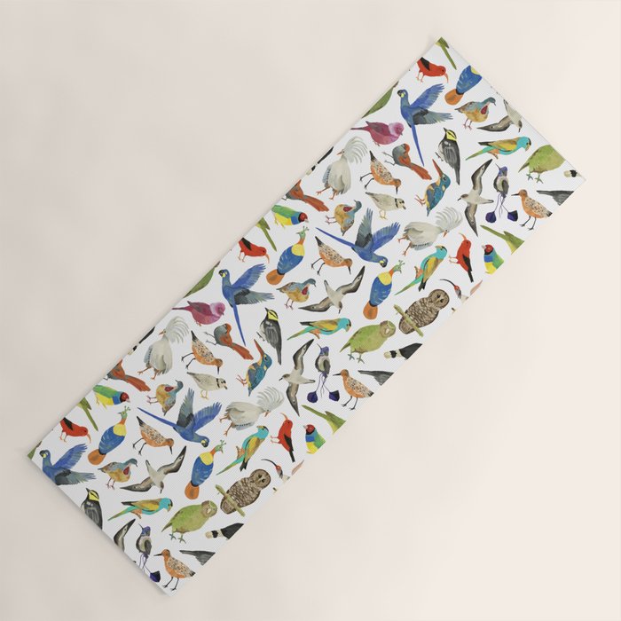 Endangered Birds Around the World Yoga Mat Gallery Image 1