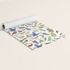 Endangered Birds Around the World Yoga Mat Gallery Image 2