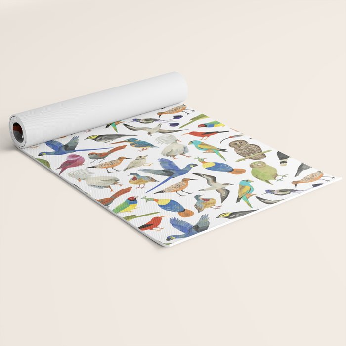 Endangered Birds Around the World Yoga Mat Gallery Image 2