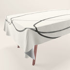 Minimal Abstract Line Art 2 Tablecloth Gallery Image 1
