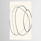 Minimal Abstract Line Art 2 Tablecloth Gallery Image 2