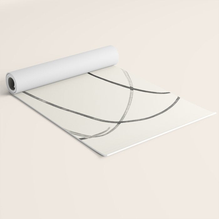 Minimal Abstract Line Art 2 Yoga Mat Gallery Image 2