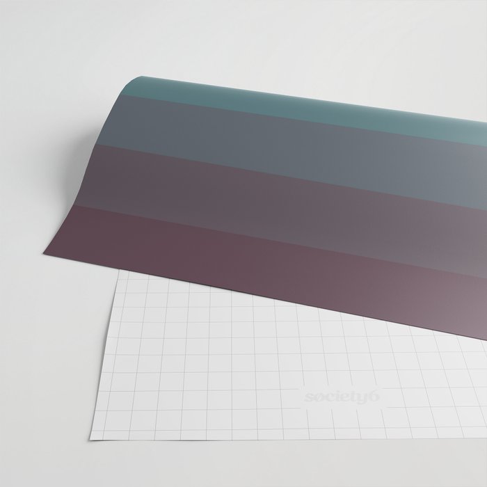 Colorful Retro Striped Rainbow Wrapping Paper Gallery Image 2