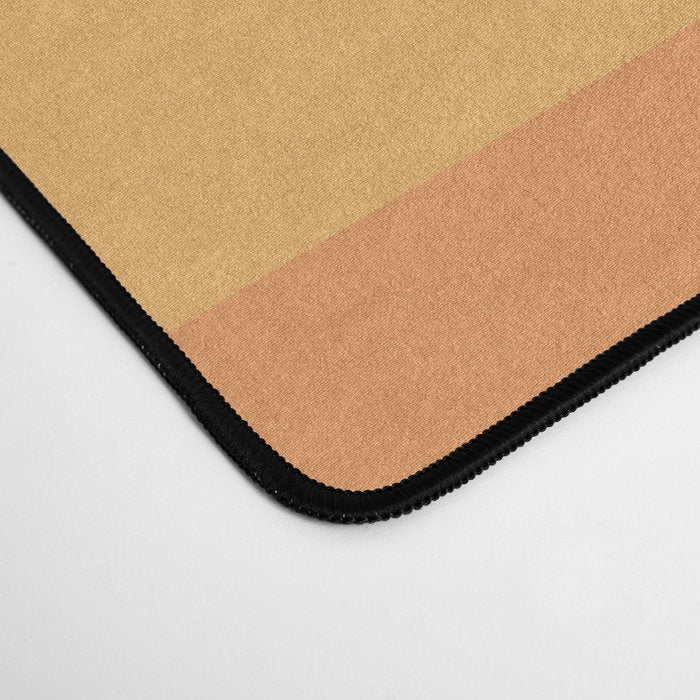 Colorful Retro Striped Rainbow Desk Mat Gallery Image 4