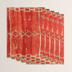 Vintage Red Moroccan Rug Print Wrapping Paper Gallery Image 3