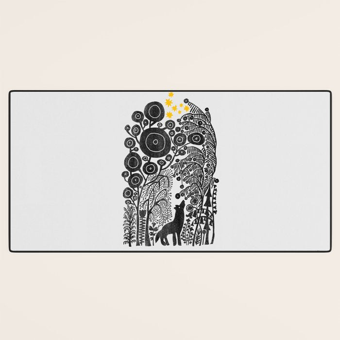 Green lapse Desk Mat Gallery Image 3