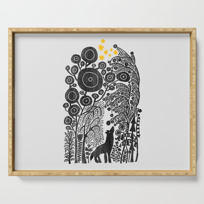 Green lapse Serving Tray Gallery Image 1