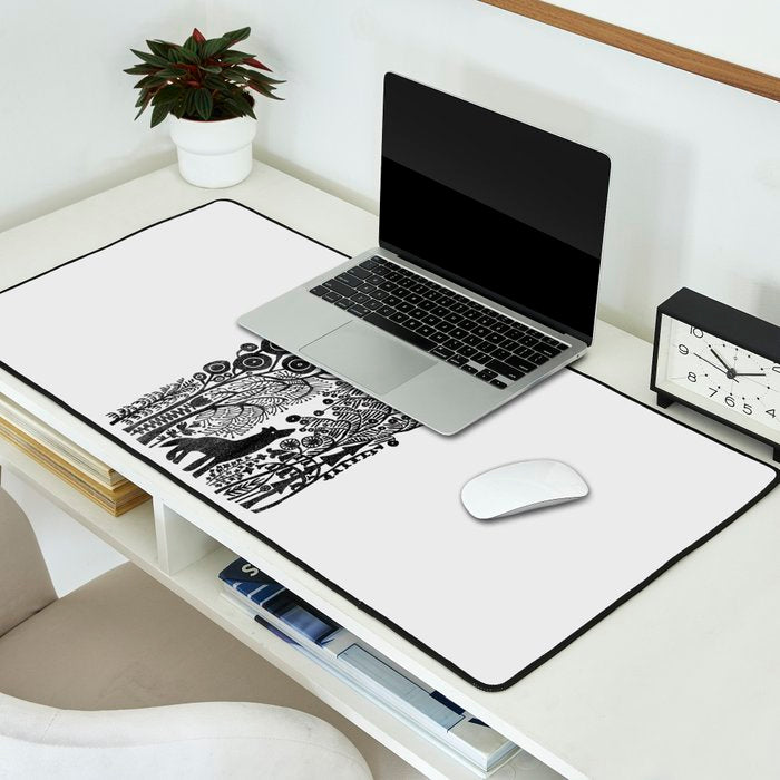 Green lapse Desk Mat Gallery Image 2