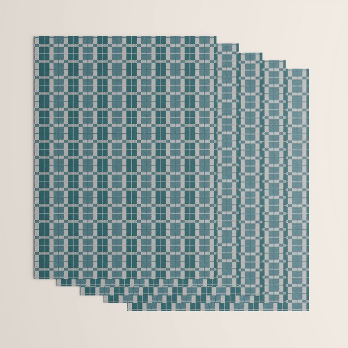 Woven Checker Wrapping Paper Gallery Image 3