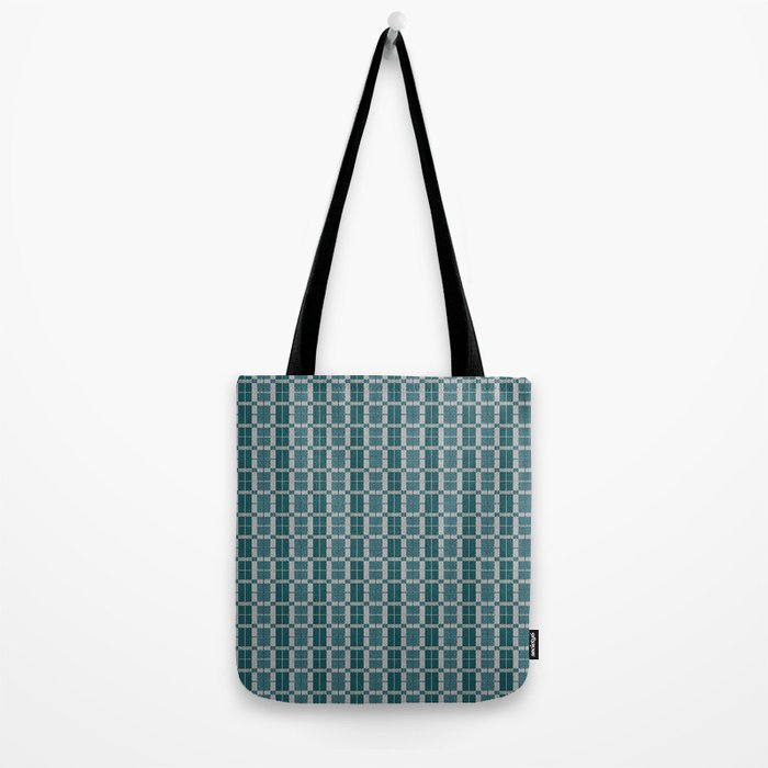 Woven Checker Tote Bag Gallery Image 2