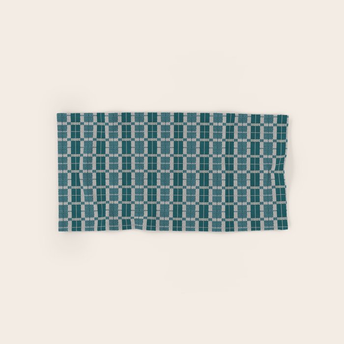 Woven Checker Bath Towel Gallery Image 1