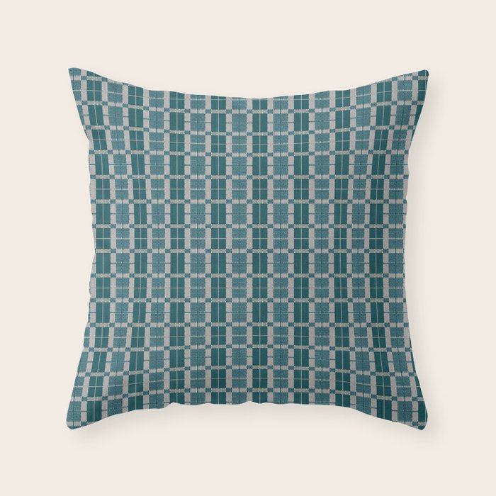 Woven Checker Throw Pillow Gallery Image 6