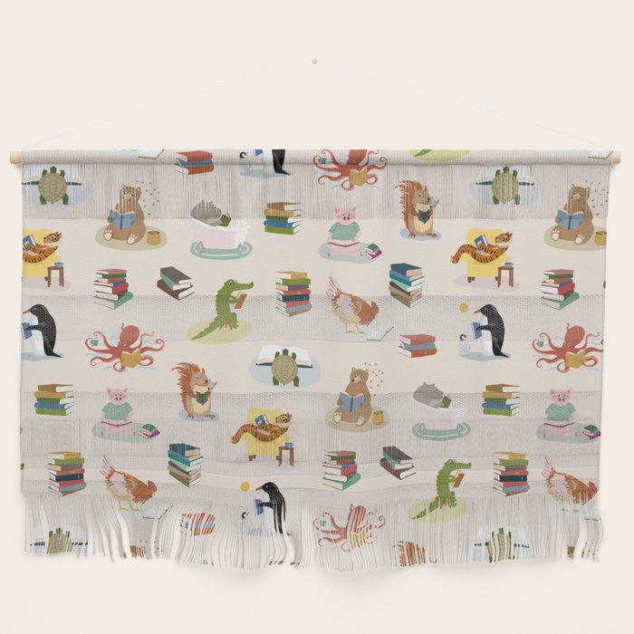 Animal Readers Wall Hanging Gallery Image 1