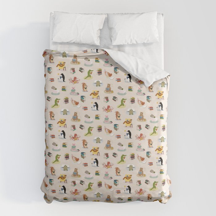 Animal Readers Duvet Cover Gallery Image 6