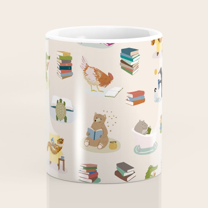 Animal Readers Coffee Mug Gallery Image 4