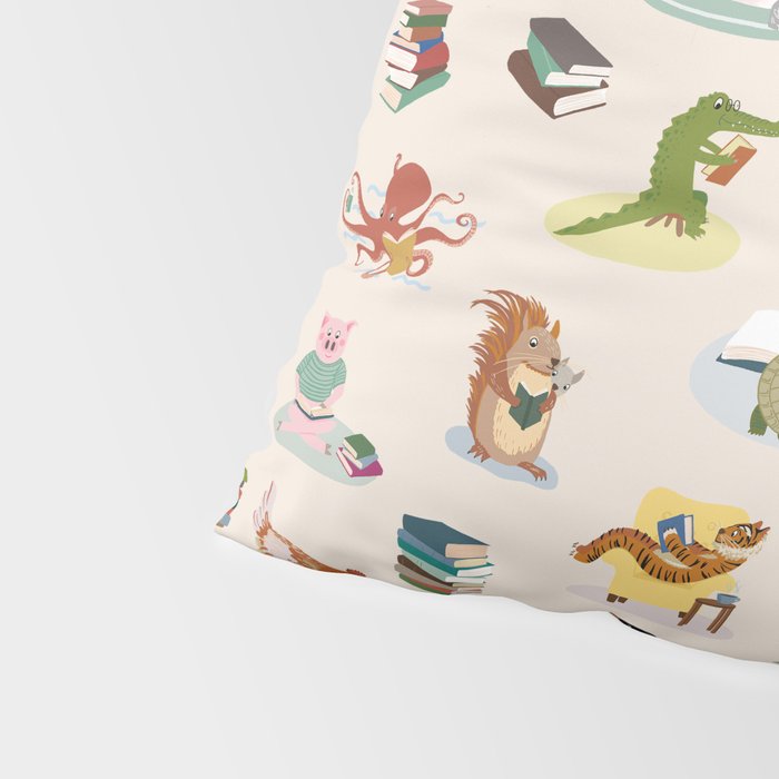 Animal Readers Pillow Sham Gallery Image 4