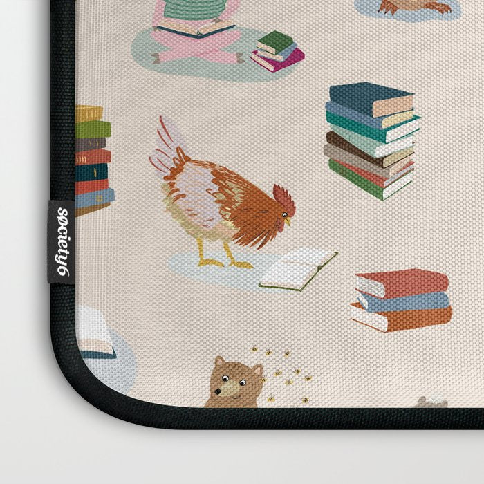 Animal Readers Laptop Sleeve Gallery Image 3