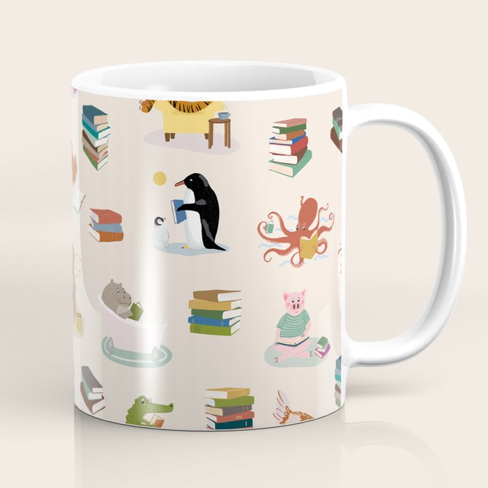 Animal Readers Coffee Mug Gallery Image 1