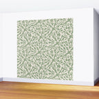 Organic Matter in Ivory and Green Wall Mural Gallery Image 2