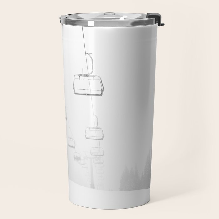 Ski Gondolas - Ski Lift Travel Mug Gallery Image 2