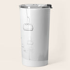 Ski Gondolas - Ski Lift Travel Mug Gallery Image 2