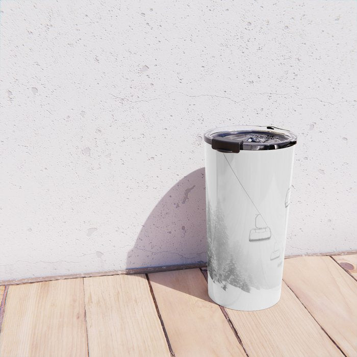 Ski Gondolas - Ski Lift Travel Mug Gallery Image 4