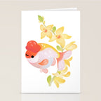Ranchu and Forsythias Stationery Card Gallery Image 2