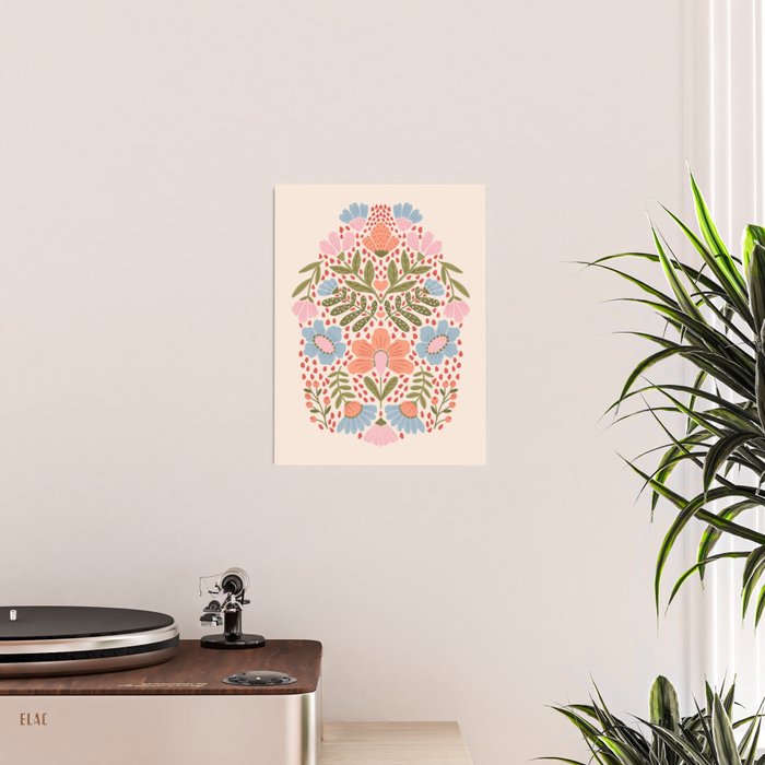 Spring Folksy Flower  Poster Gallery Image 2