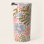 Spring Folksy Flower  Travel Mug Gallery Image 3