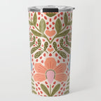 Spring Folksy Flower  Travel Mug Gallery Image 1