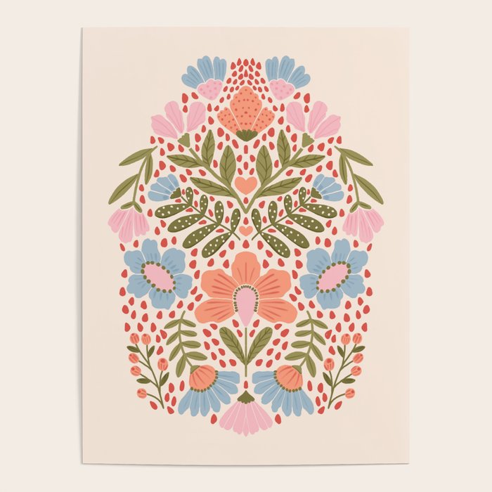 Spring Folksy Flower  Poster Gallery Image 4