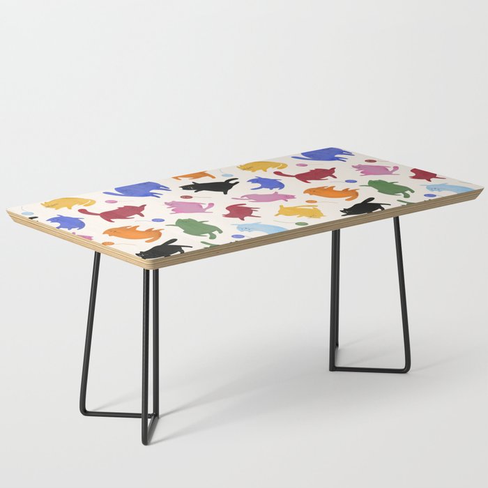 Rainbow Kittens Pattern Coffee Table Gallery Image 1