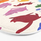 Rainbow Kittens Pattern Bath Mat Gallery Image 3