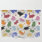 Rainbow Kittens Pattern Wall Hanging Gallery Image 1